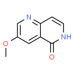 3-methoxy-5,6-dihydro-1,6-naphthyridin-5-one结构式