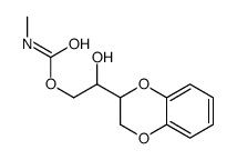 1-(1,4-Benzodioxan-2-yl)-1,2-ethanediol 2-methylcarbamate structure