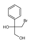 3-bromo-2-phenylpropane-1,2-diol Structure