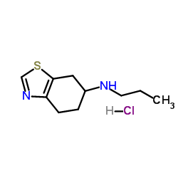 N-丙基-4,5,6,7-四氢苯并[d]噻唑-6-胺盐酸盐结构式