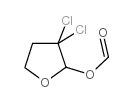 (3,3-dichlorooxolan-2-yl) formate Structure