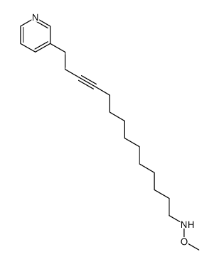 O-methyl-N-(14-(pyridin-3-yl)tetradec-11-ynyl)hydroxylamine Structure