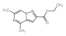 ethyl 4,6-dimethylpyrazolo[1,5-a]pyrazine-2-carboxylate Structure