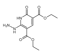 diethyl 6-hydrazino-1,2-dihydro-2-oxo-3,5-pyridinedicarboxylate结构式