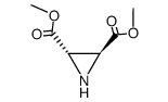 (2S,3S)-2,3-bis(methoxycarbonyl)aziridine Structure