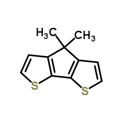 4,4-Dimethyl-4H-thieno[3',2':4,5]cyclopenta[1,2-b]thiophene结构式