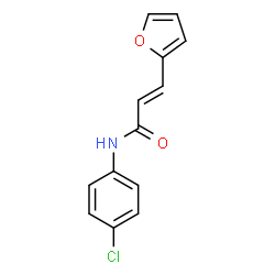 N-(4-CHLORO-PHENYL)-3-FURAN-2-YL-ACRYLAMIDE结构式