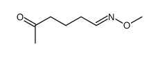 Hexanal, 5-oxo-, 1-(O-methyloxime) (9CI) structure