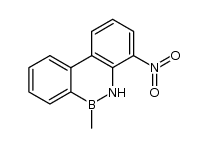 6-methyl-4-nitro-5,6-dihydro-dibenzo[1,2]azaborinine结构式