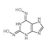 9H-Purine-2,6-diamine,N2,N6-dihydroxy- Structure