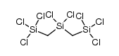 1,1,1,3,3,5,5,5-octachloro-1,3,5-trisilapentane structure