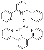 BIS-(2,2',2''-TERPYRIDINE) RUTHENIUM (II) CHLORIDE structure