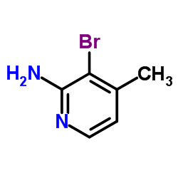 3-Bromo-4-methyl-2-pyridinamine结构式