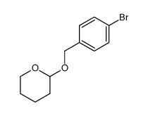 4-Bromobenzyl(tetrahydro-2H-pyran-2-yl) ether结构式