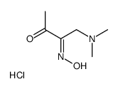 3-Butanone, 1-dimethylamino-2-hydroxyimino-, hydrochloride structure