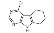 4-chloro-6,7,8,9-tetrahydro-5H-pyrimido[4,5-b]indole Structure