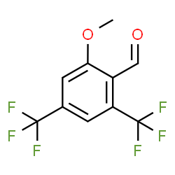 2-Methoxy-4,6-bis(trifluoromethyl)benzaldehyde结构式