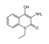 3-amino-1-ethyl-4-hydroxyquinolin-2-one Structure