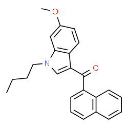 JWH 073 6-methoxyindole analog Structure