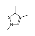 2,4,5-trimethyl-5H-1,2-thiazole结构式