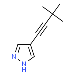 1H-Pyrazole, 4-(3,3-dimethyl-1-butynyl)- (9CI)结构式