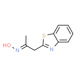 2-Propanone,1-(2-benzothiazolyl)-,oxime,(E)-(9CI) structure