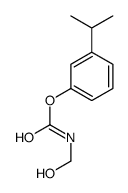 (3-propan-2-ylphenyl) N-(hydroxymethyl)carbamate结构式