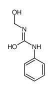 1-(hydroxymethyl)-3-phenylurea结构式