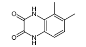 2,3-Quinoxalinedione,1,4-dihydro-5,6-dimethyl-(9CI)结构式