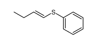 trans-1-Phenylmercaptobuten-(1) Structure