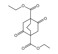 6,8-dioxo-bicyclo[3.2.2]nonane-1,5-dicarboxylic acid diethyl ester结构式