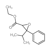 ethyl 3-phenyl-3-propan-2-yl-oxirane-2-carboxylate Structure