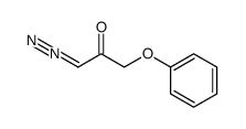 1-Diazo-3-phenoxy-2-propanone结构式