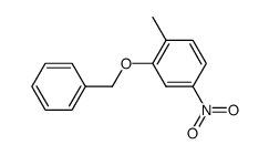 2-benzyloxy-4-nitrotoluene Structure
