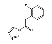 2-(2-fluorophenyl)-1-(1H-imidazol-1-yl)ethanone Structure