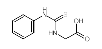 Glycine,N-[(phenylamino)thioxomethyl]- structure
