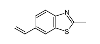 Benzothiazole, 2-methyl-6-vinyl- (8CI)结构式