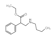 Benzeneacetic acid, a-[(butylamino)methyl]-, ethylester结构式