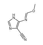 N-(5-cyano-1(3)H-imidazol-4-yl)-formimidic acid methyl ester Structure