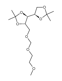 (4R,4'R,5S)-5-(((2-methoxyethoxy)methoxy)methyl)-2,2,2',2'-tetramethyl-4,4'-bi(1,3-dioxolane) Structure