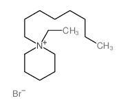 Piperidinium,1-ethyl-1-octyl-, bromide (1:1)结构式