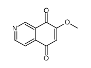 7-methoxyisoquinoline-5,8-dione结构式