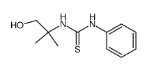 1-(1-HYDROXY-2-METHYLPROPAN-2-YL)-3-PHENYLTHIOUREA结构式