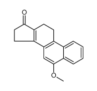 6-methoxy-11,12,15,16-tetrahydrocyclopenta[a]phenanthren-17-one结构式