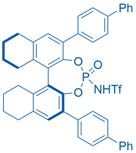 (11bS)-N-(2,6-Di([1,1'-biphenyl]-4-yl)-4-oxido-8,9,10,11,12,13,14,15-octahydrodinaphtho[2,1-d:1',2'-f][1,3,2]dioxaphosphepin-4-yl)-1,1,1-trifluoromethanesulfonamide Structure