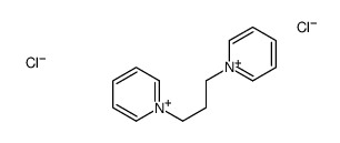 1-(3-pyridin-1-ium-1-ylpropyl)pyridin-1-ium,dichloride Structure