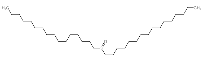 Hexadecane,1-(hexadecylsulfinyl)- Structure