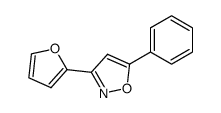 3-furan-2-yl-5-phenyl-isoxazole Structure