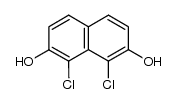 1,8-Dichloro-2,7-naphthalenediol Structure