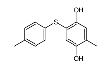 3-Methyl-6-p-tolylthiohydrochinon结构式